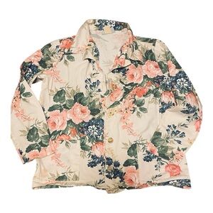 Vintage 80’s Floral Print Jacket